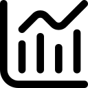 Chart-histogram free interface icon